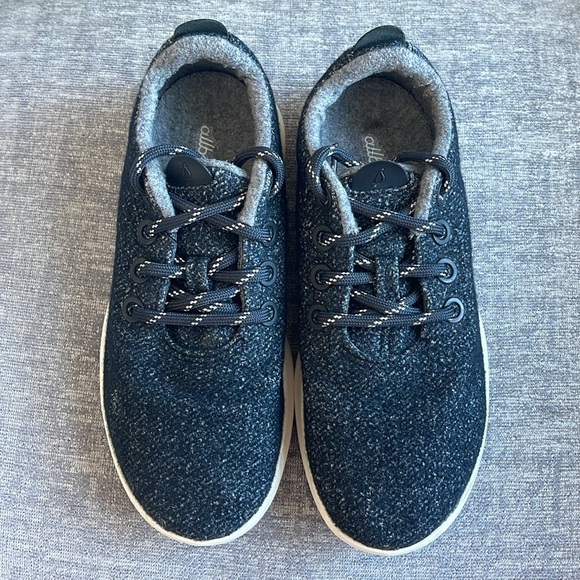 Allbirds Wool Runner Mizzles Women’s Shoes Size 7 Natural Black White Sole - Picture 2 of 8